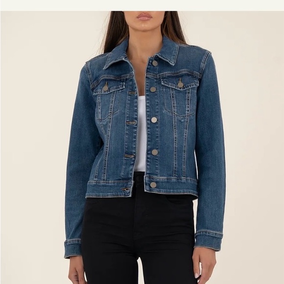 Kut from the Kloth Jackets & Blazers - Julia Kut from the Kloth Crop Jean Jacket